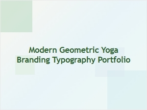 Designing a Serene Brand with Modern Geometric Fonts