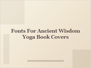 Scripts of Spirit: Traditional Fonts for Sacred Yoga Texts